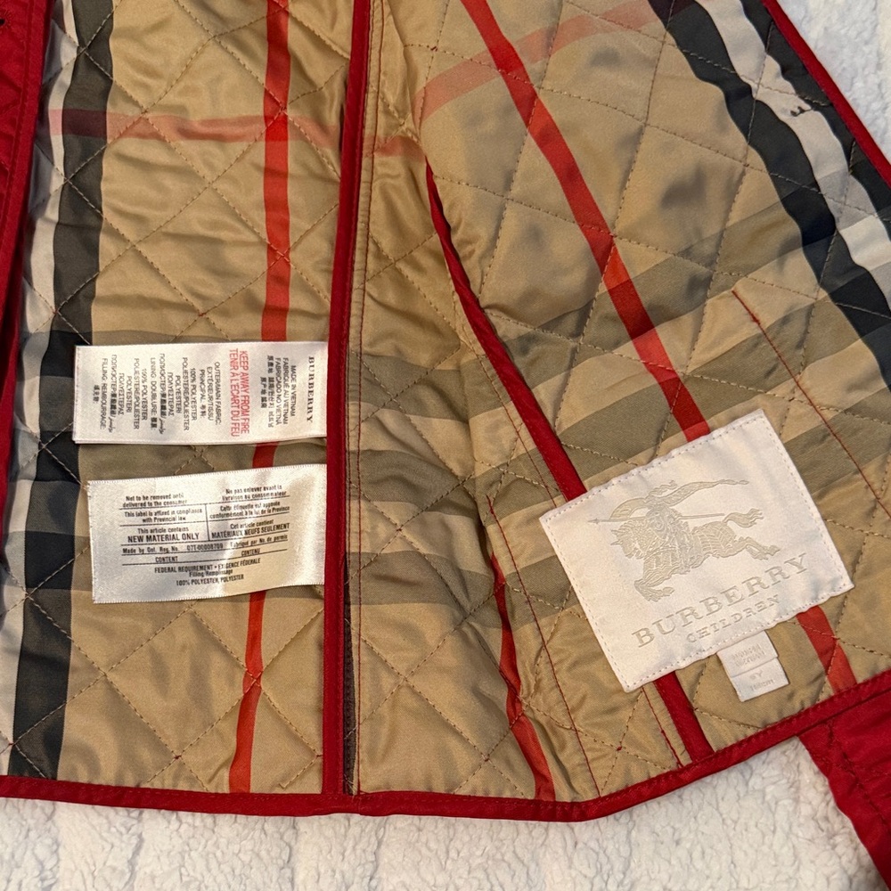 Red Quilted Jacket - Picture 2 of 6